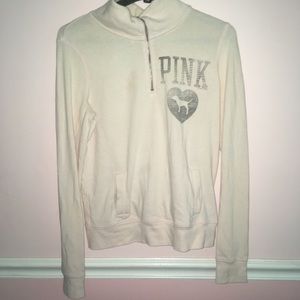Light pink Victoria secret pink is quarter zip